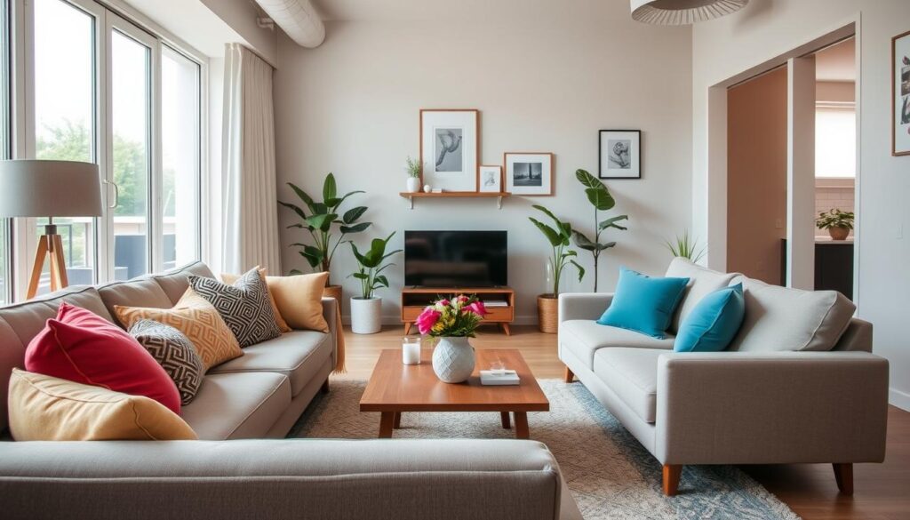 affordable apartment living room decor