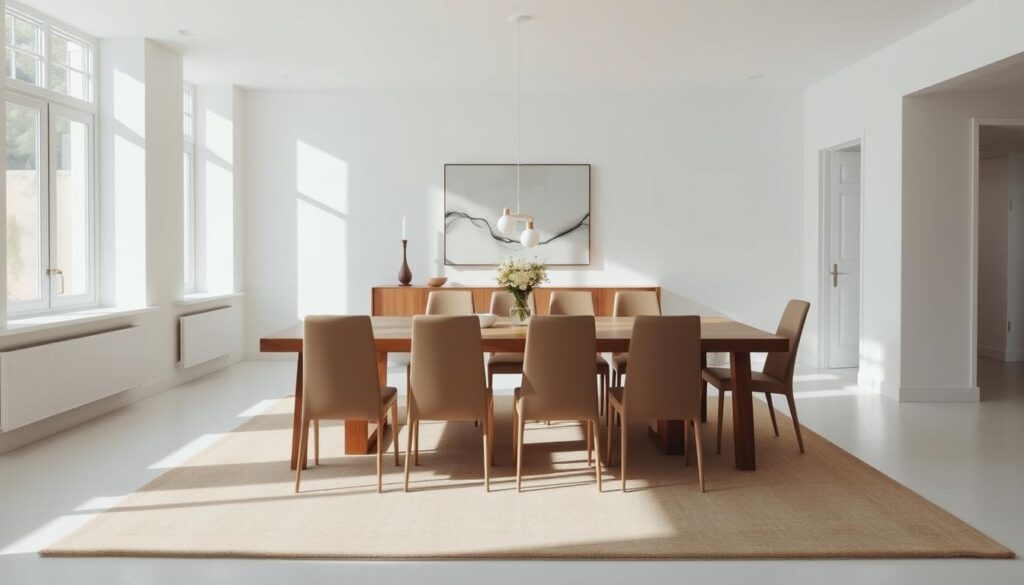 minimalist dining room