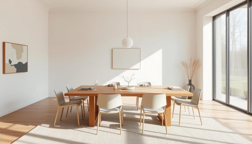 minimalist dining room inspiration