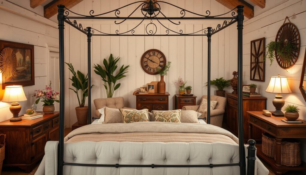 rustic chic bedroom