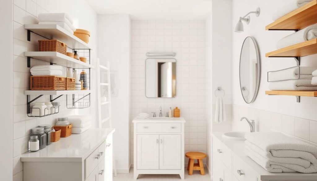 small bathroom organization tips