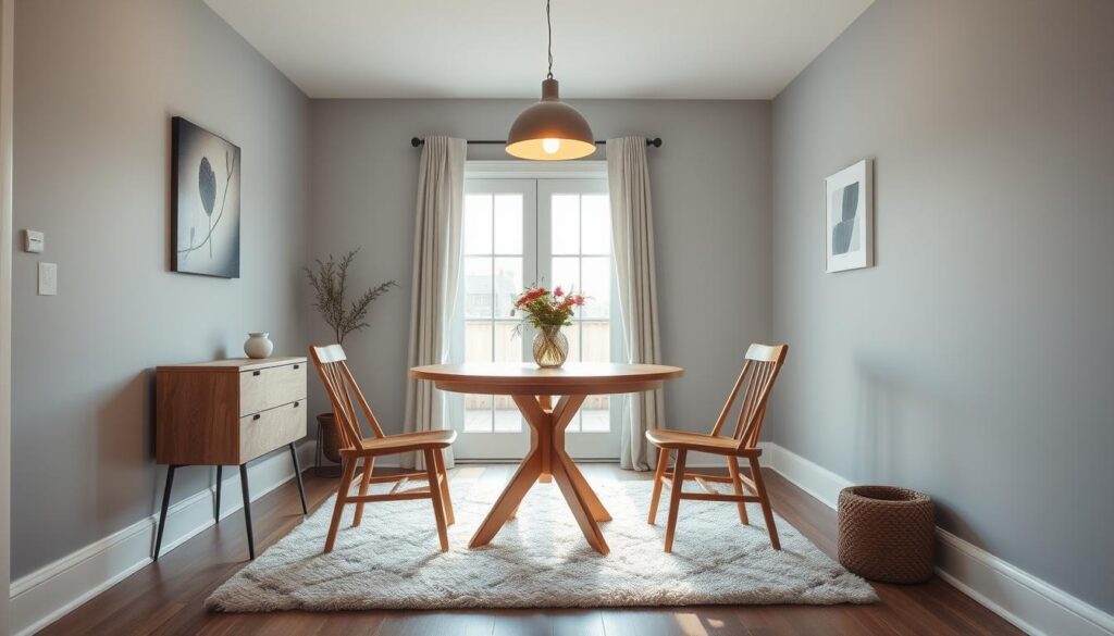 small dining room furniture arrangement