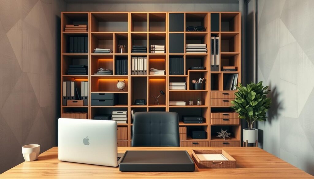 smart storage solutions for small office space