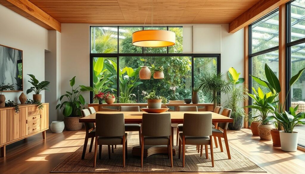 sustainable dining room elements